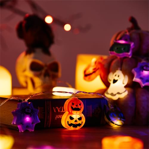 LOLStar Halloween String Lights, 10FT 20 LED Halloween Fairy Lights Decor