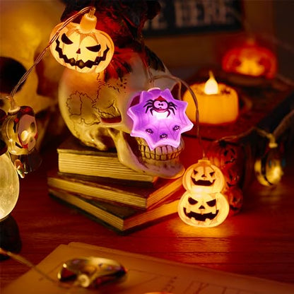 LOLStar Halloween String Lights, 10FT 20 LED Halloween Fairy Lights Decor