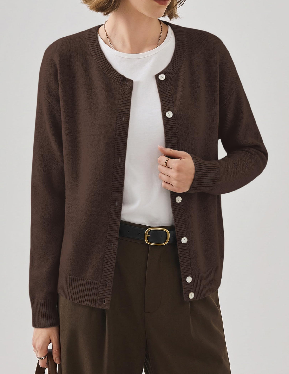Zeagoo Wool Blend Cardigan Sweaters for Women 2026 Casual Fall Outfits