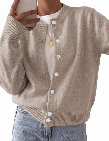 Zeagoo Wool Blend Cardigan Sweaters for Women 2026 Casual Fall Outfits
