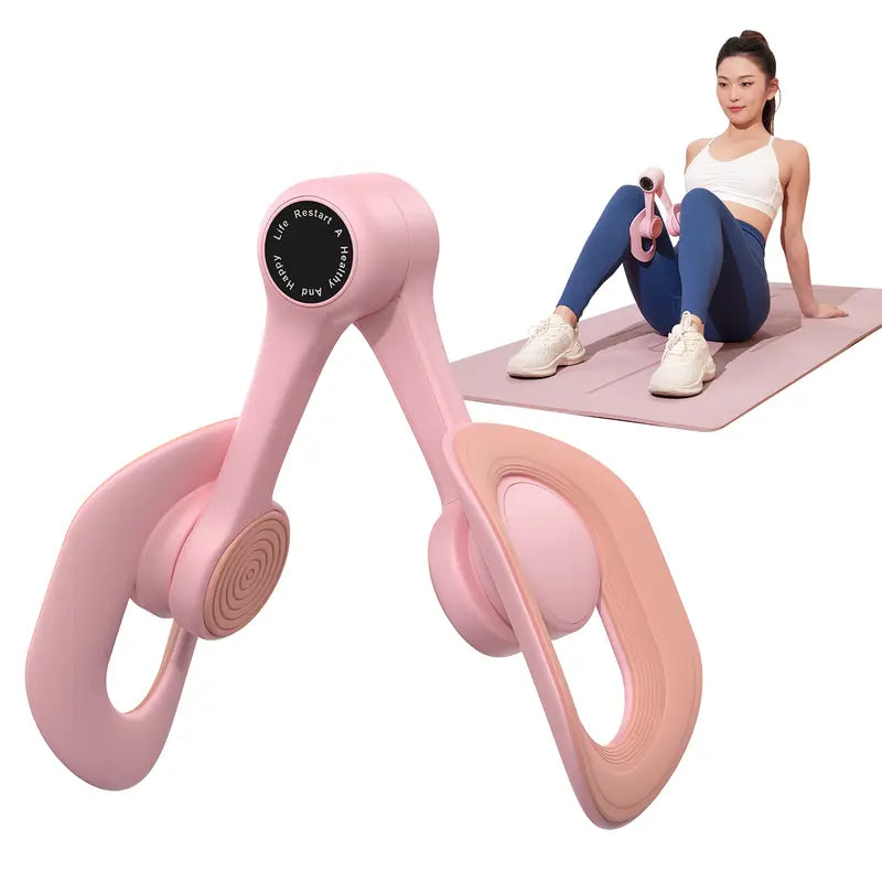 Thigh Trainer / Home Fitness Equipment – For inner thighs, legs, and arms (arm toner). Available versions: Standard, Strap-equipped, and Smart Counting. Blue. Suitable for school reopenings.